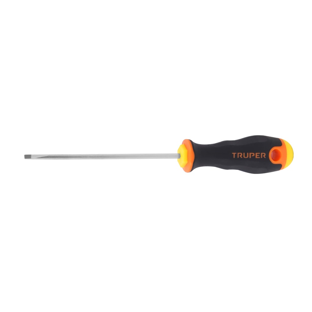 Desarmador cabinet 1/8' x 4' mango Comfort Grip, TRUPER