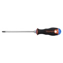 Desarmador de cruz 1/4' x 6' mango Comfort Grip, TRUPER