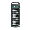 Juego de 7 dados cuadro 3/8' punta torx, TRUPER