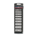 Juego de 9 dados largos cuadro 3/8' std, TRUPER