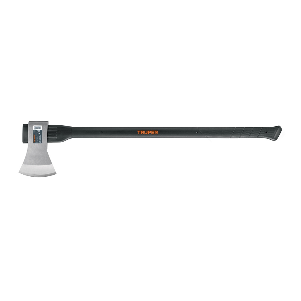 Hacha labor entera 3 lb, mango de fibra de vidrio 36',TRUPER