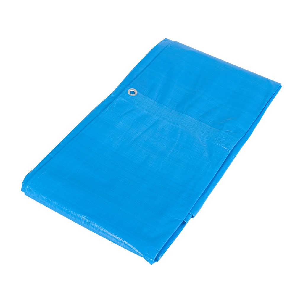 Lona de polietileno reforzada 3 x 3 m, azul, 180g/m2, TRUPER