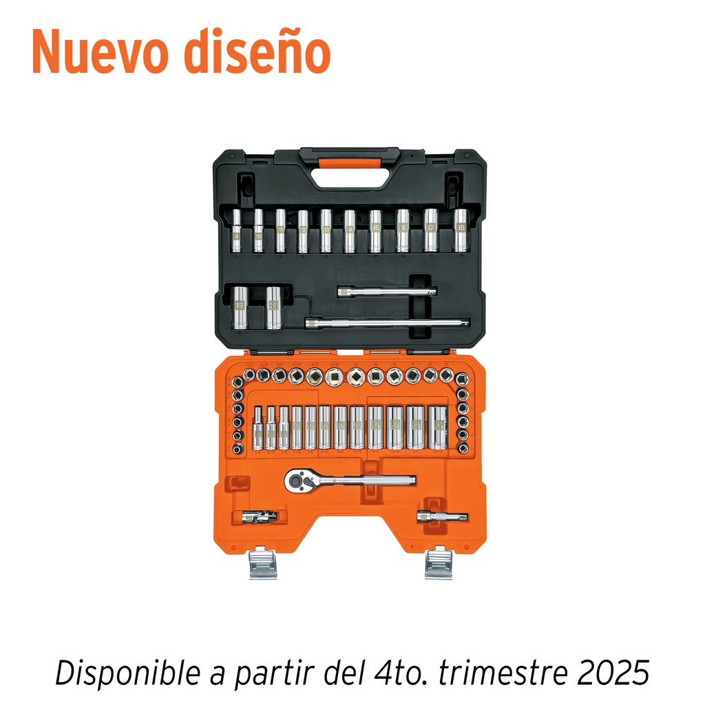 Juego de 53 herramientas cuadro 3/8' mm para mecánico