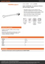 Llave combinada con matraca 18 mm x 230 mm largo, EXPERT