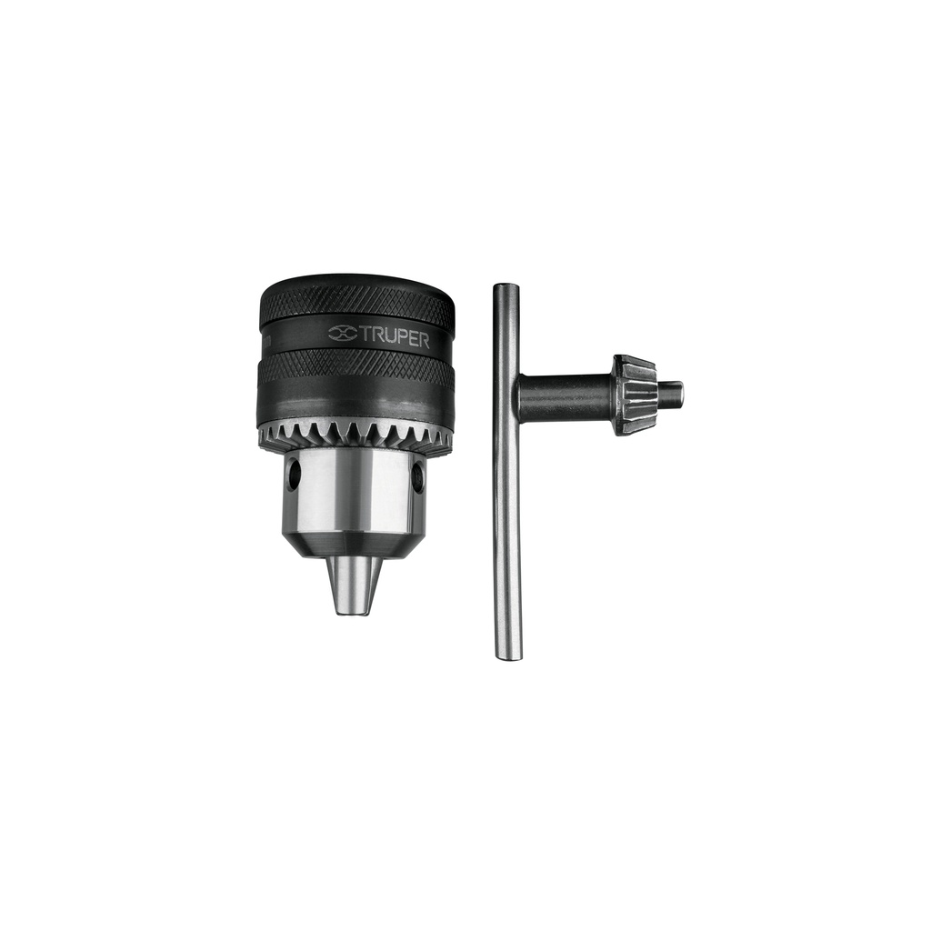 Broquero 1/2' con llave, cuerpo moleteado, TRUPER