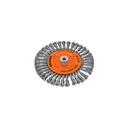 Carda circular 8' alambre trenzado, eje 5/8'-11, TRUPER