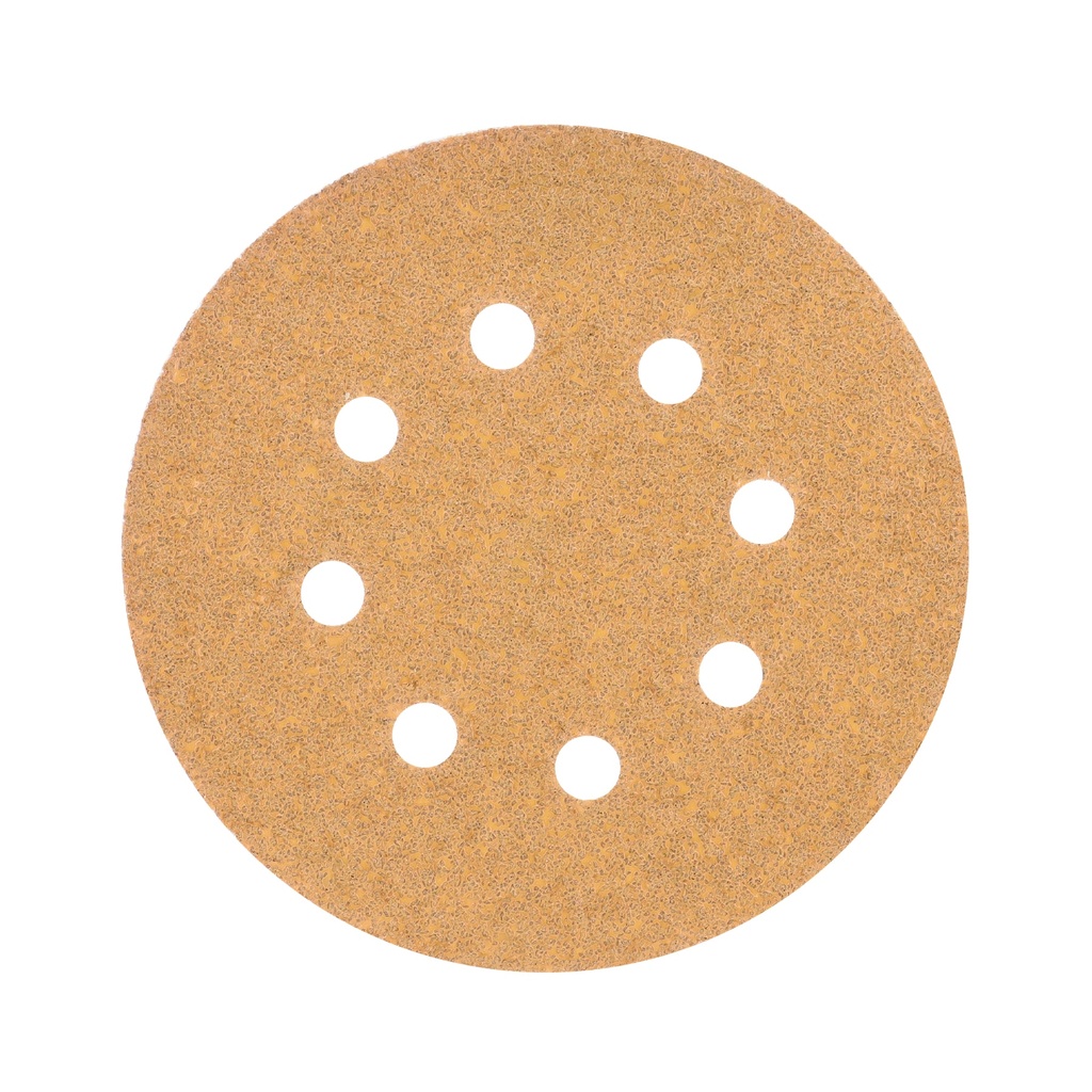 Paquete con 5 discos de lija 5' grano 40, 8 perforaciones