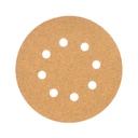 Paquete con 5 discos de lija 5' grano 40, 8 perforaciones