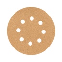 Paquete con 5 discos de lija 5' grano 60, 8 perforaciones