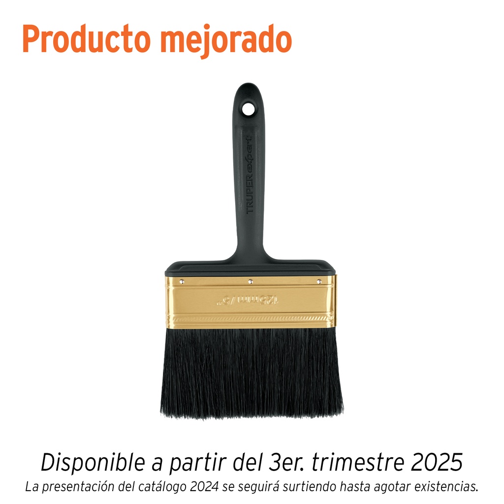 Brocha profesional de 5' mango de plástico, TRUPER EXPERT