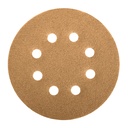 Paquete con 5 discos de lija 5' grano 320, 8 perforaciones