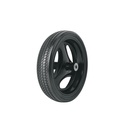 Llanta completa imponchable 13-1/2', incluye eje y baleros