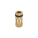 Cople rápido de latón, hembra, cuerda 1/4' NPT, TRUPER