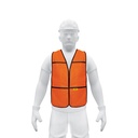 Chaleco de seguridad, uso de día, naranja, PRETUL