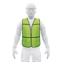 Chaleco de seguridad, uso de día, verde, PRETUL