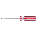 Desarmador plano 3/16 x 4' mango de PVC, PRETUL