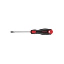 Desarmador plano 1/4' x 4'mango Comfort Grip, PRETUL
