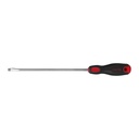 Desarmador plano 1/4' x 8'mango Comfort Grip, PRETUL