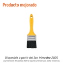 Brocha uso general de 2' con mango de plástico, PRETUL