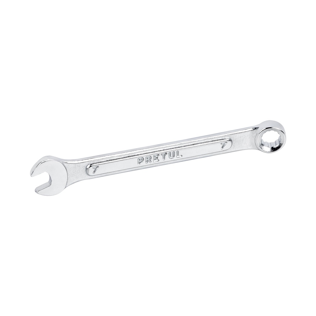 Llave combinada 7 mm x 110 mm de largo, PRETUL