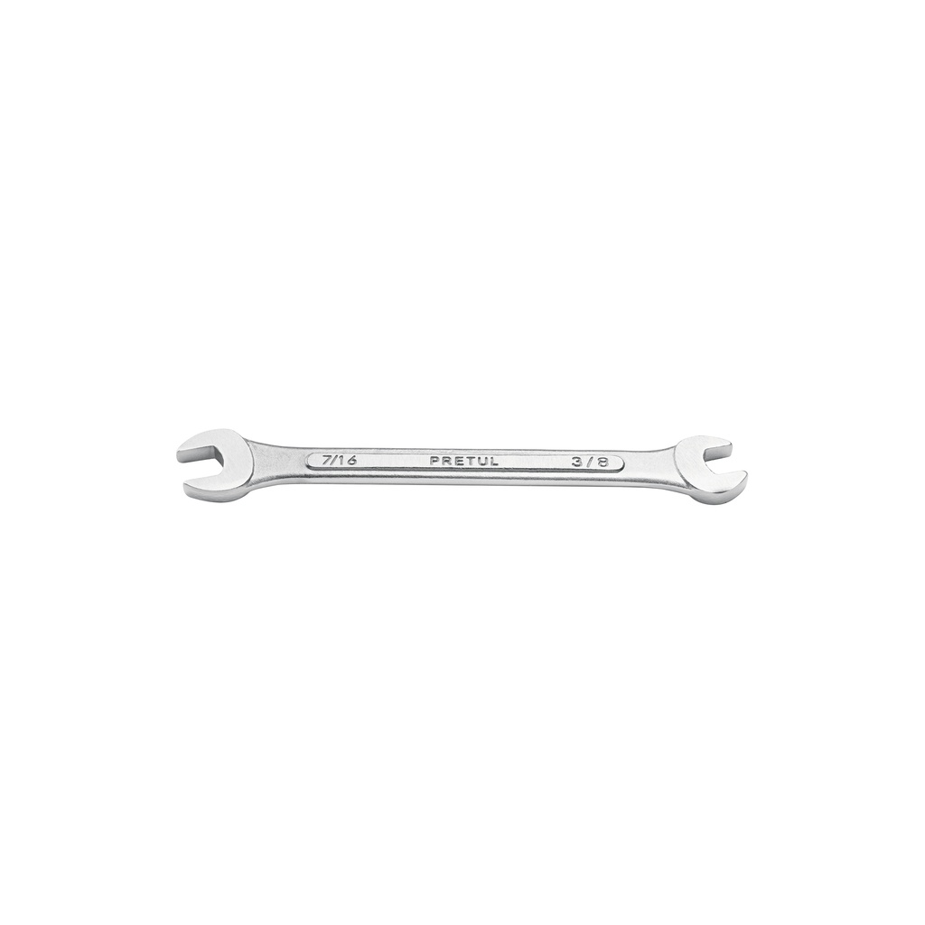 Llave española, 3/8 x 7/16' x 157 mm de largo, PRETUL