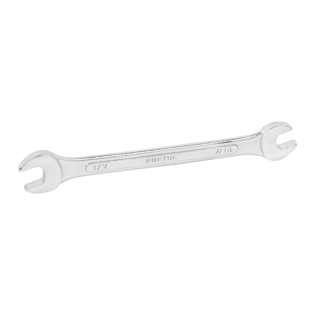 Llave española, 7/16 x 1/2' x 172 mm de largo, PRETUL