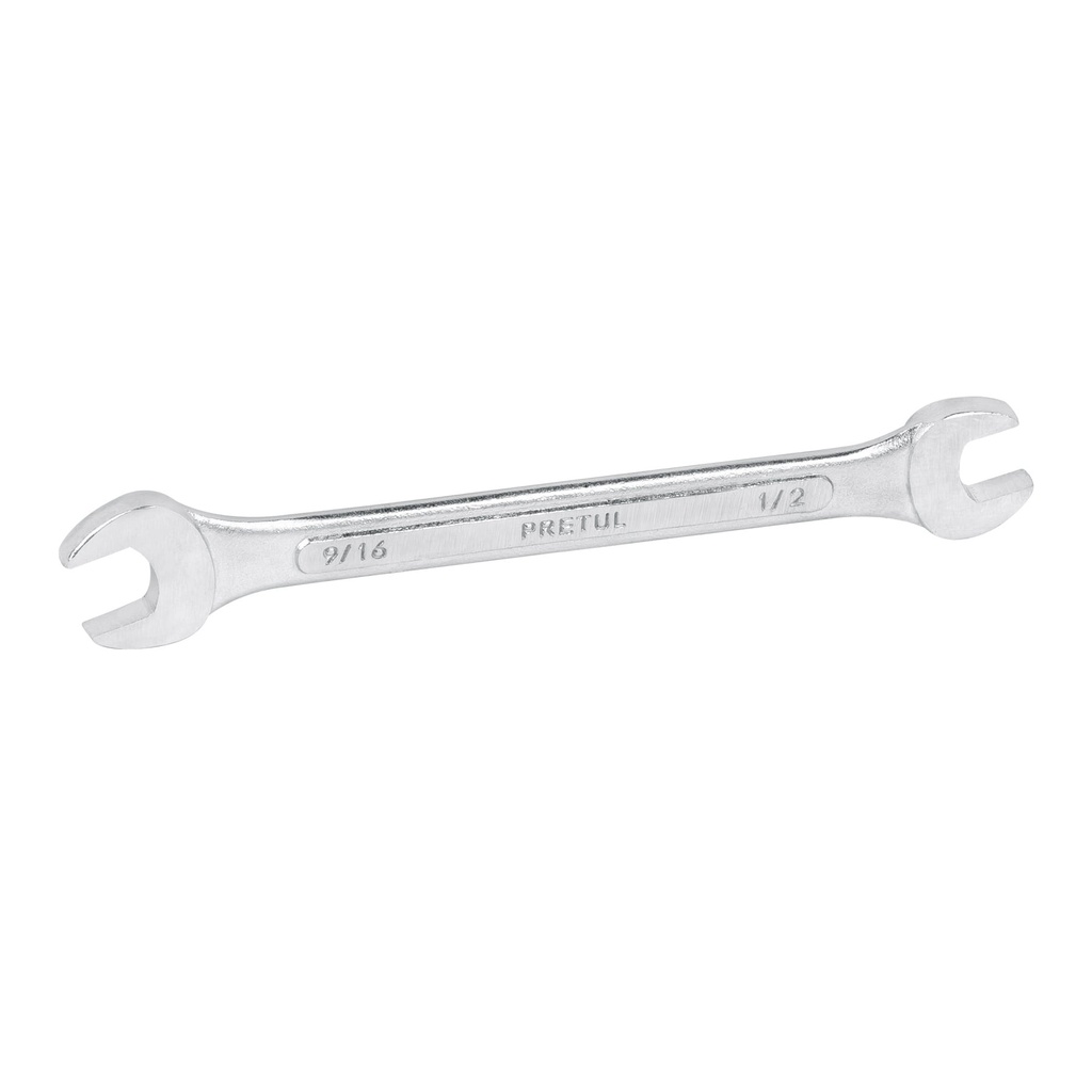 Llave española, 1/2 x 9/16' x 172 mm de largo, PRETUL