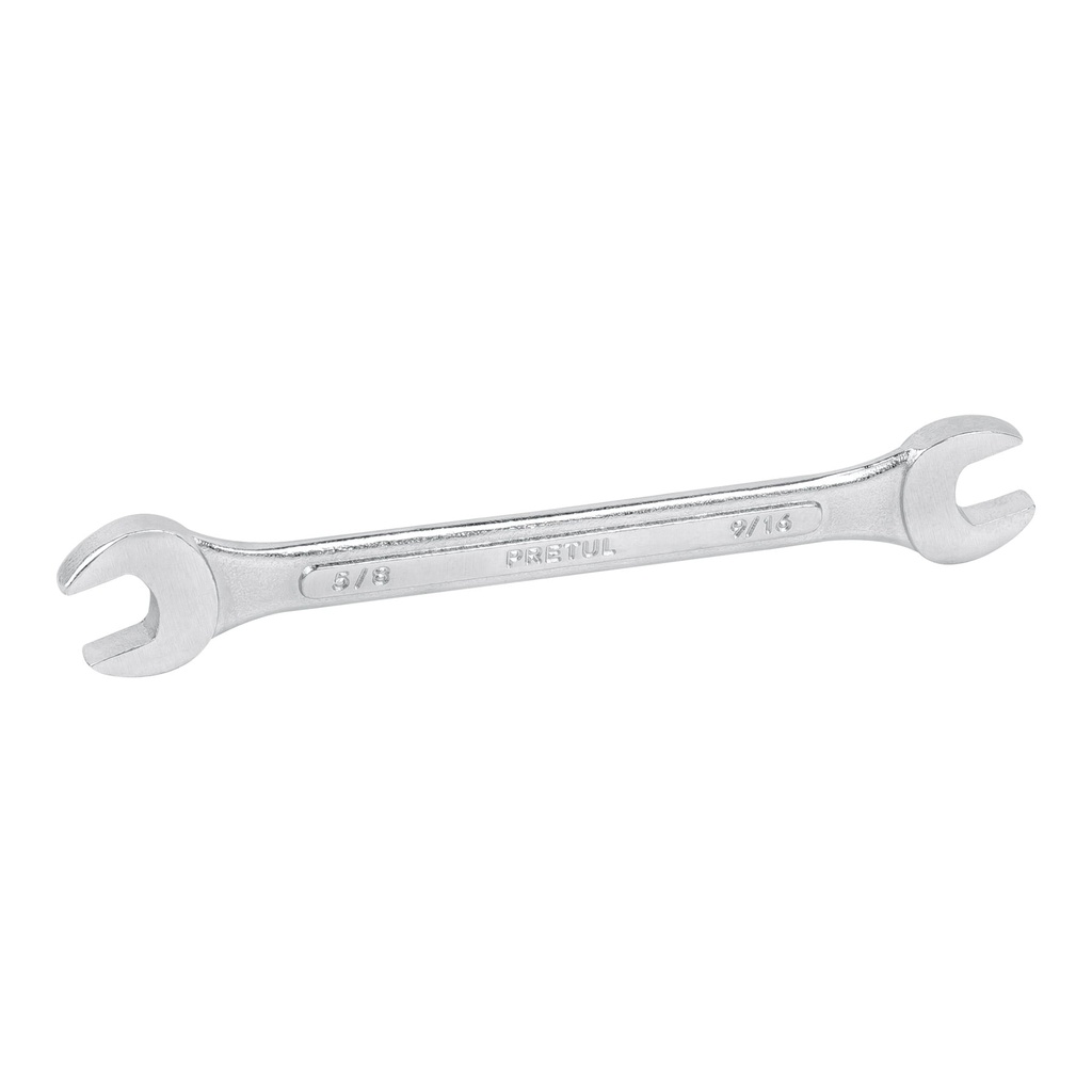 Llave española, 9/16 x 5/8' x 185 mm de largo, PRETUL