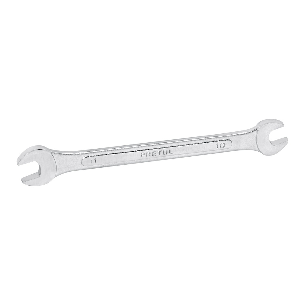 Llave española 10 x 11 mm x 157 mm de largo, PRETUL