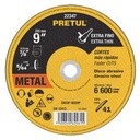 Disco Tipo 41 de 9' x 2 mm corte fino de metal, PRETUL