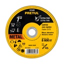 Disco Tipo 41 de 7' x 1.5 mm corte fino de metal, PRETUL