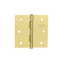 Bisagra cuadrada 2-1/2',latonado, cabeza plana, HERMEX BASIC