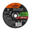 Disco Tipo 42 de 9' x 3.2 mm corte metal, TRUPER EXPERT