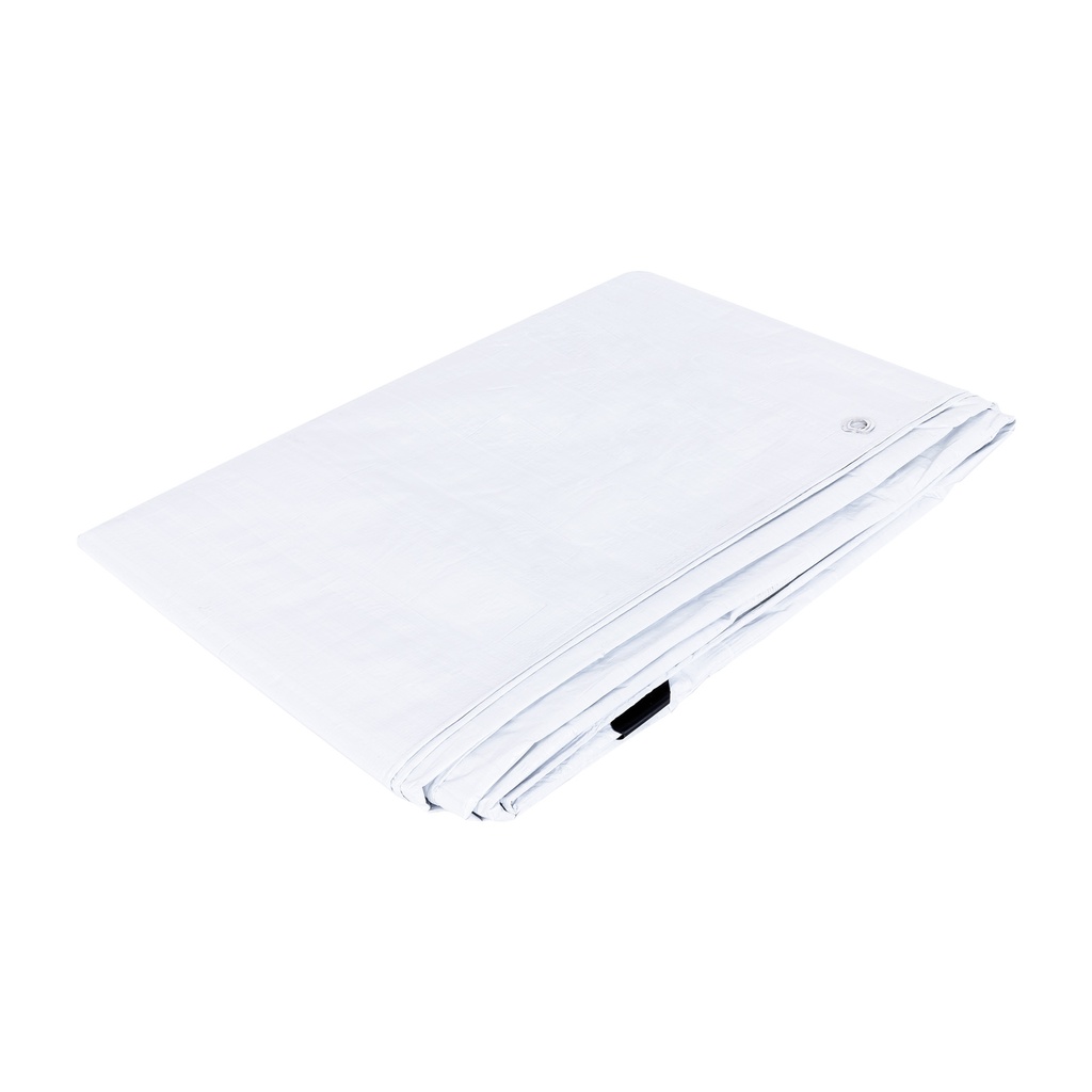 Lona de polietileno 5 x 5 m, blanca, 110 g/m2, PRETUL