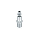Conector rápido de acero, macho, cuerda 1/4' NPT, PRETUL