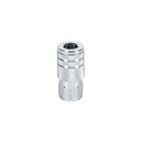 Cople rápido de acero, hembra, cuerda 1/4' NPT, PRETUL