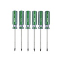 Juego de 6 desarmadores Torx mango de PVC, PRETUL