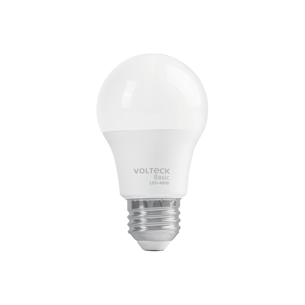 Foco LED 6W (40W) A19, 6500K blanca fría, 570 lm, BASIC