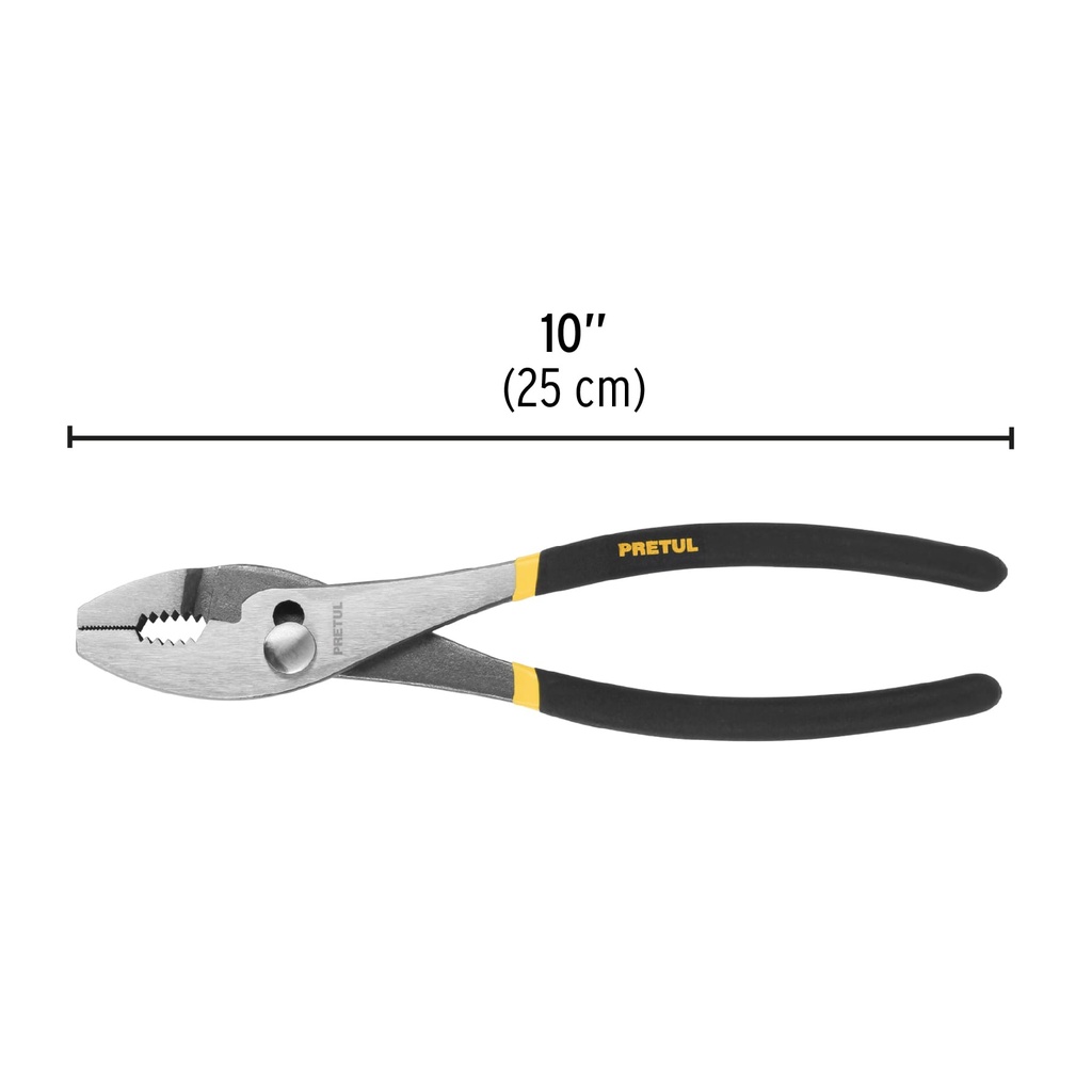 Pinza de chofer 10' mango de PVC, PRETUL