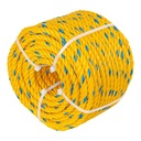 Metro de cuerda amarilla de polipropileno 8 mm, rollo 32m