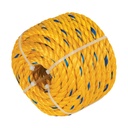Kilo de cuerda amarilla de polipropileno 13 mm, rollo 1kg