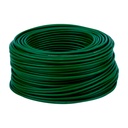Rollo de 100 metros de cable THW CCA 10 AWG verde, BASIC