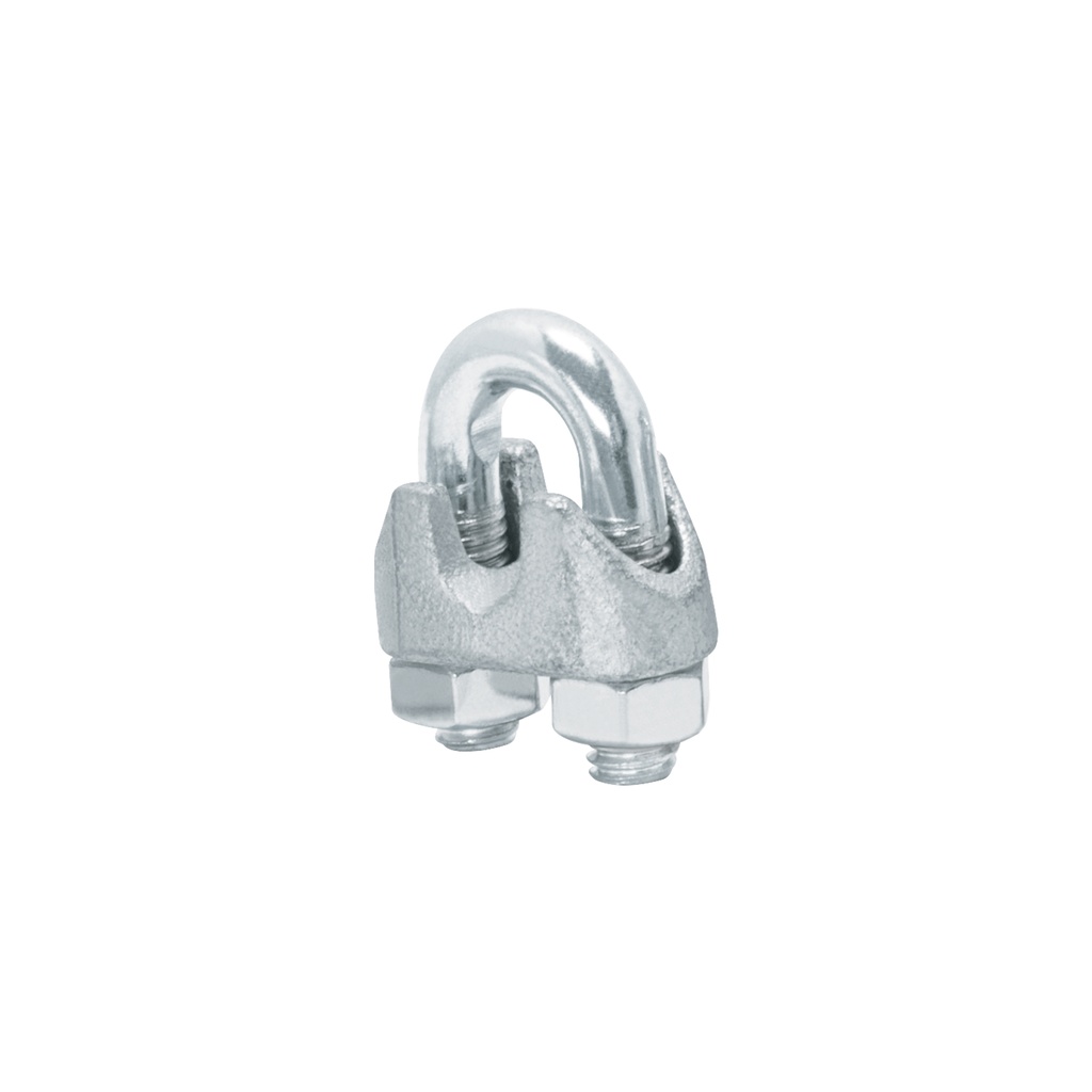 Bolsa c/40 nudos (perros) de hierro p/cable de 1/4', FIERO