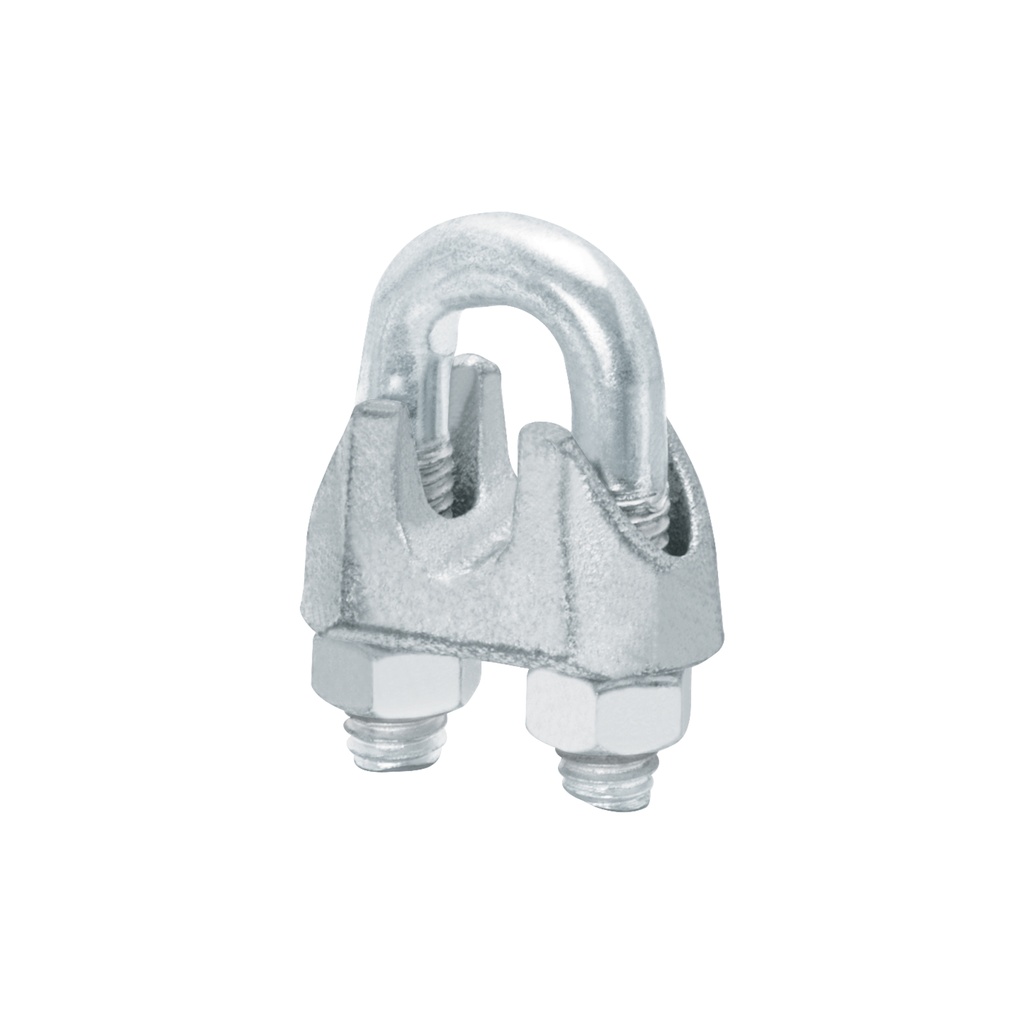 Bolsa c/20 nudos (perros) de hierro p/cable de 3/8', FIERO