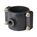 Abrazadera para toma domiciliaria PP 3' x 1/2', FOSET