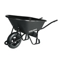 Carretilla concha plástica 6 ft3 Neumática, bastidor tubular