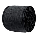 Kilo de cuerda negra de polipropileno 4 mm, carrete 20kg