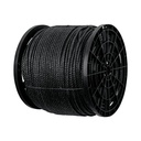 Kilo de cuerda negra de polipropileno 10 mm, carrete 20kg
