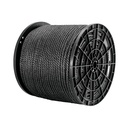 Kilo de cuerda negra de polipropileno 13 mm, carrete 30kg