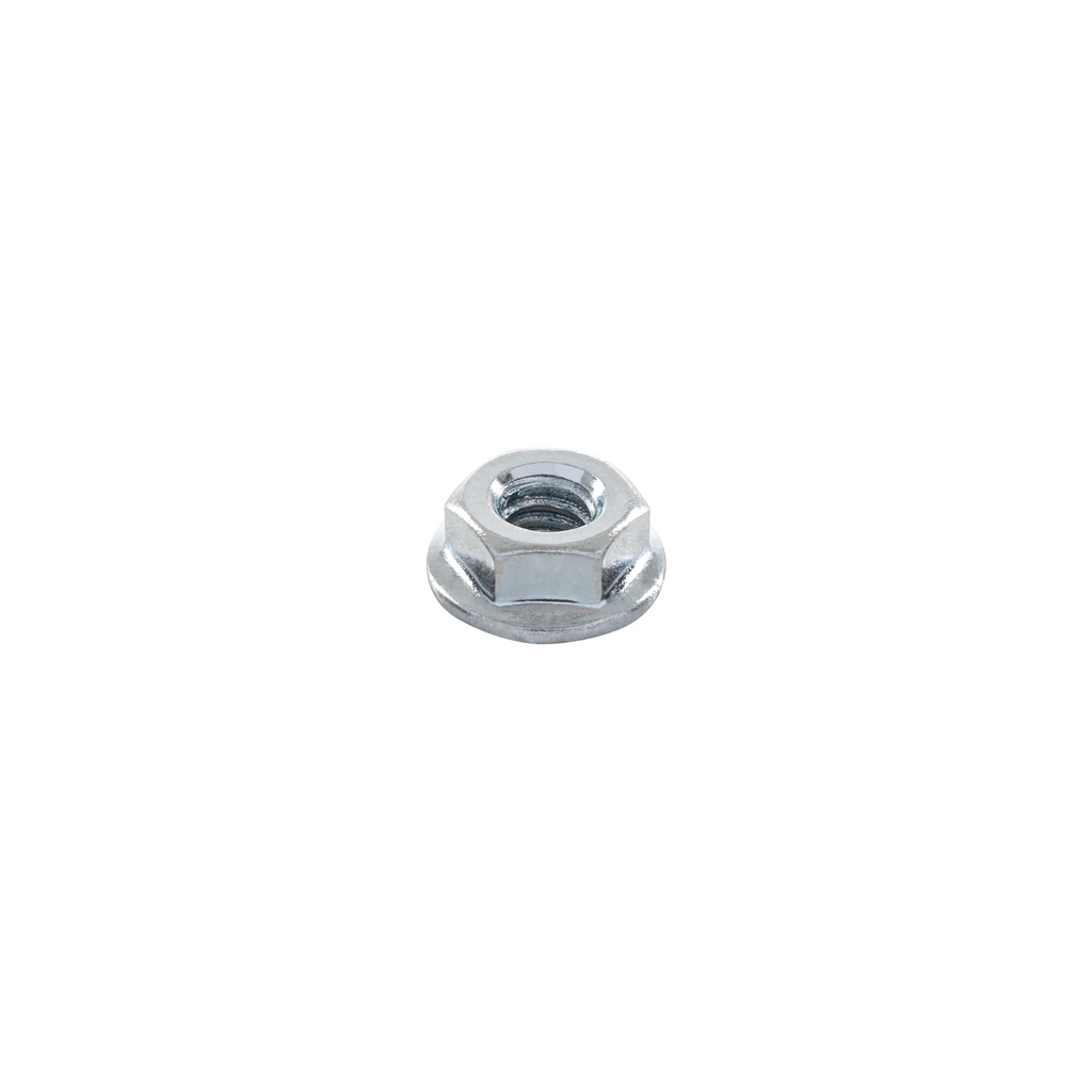 Bolsa con 100 tuercas flange, 1/4', acero galvanizado, FIERO